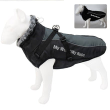 Load image into Gallery viewer, Reflective Winter Warm Thicken Pet Dog Jacket Waterproof High Collar Dog Clothes for Medium Large Dogs Puppy Coat