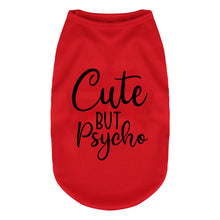 Load image into Gallery viewer, Fashion Letters Printed Pet Dog T-shirt Pure Cotton Dog Clothes for French Bulldog Small Mediun Dogs Soft Breathable