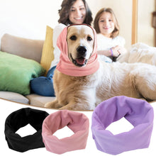 Load image into Gallery viewer, Pet Anti-shock Noise-proof Warm Bathing Grooming Earmuffs Turban Dog Ears Cover Headscarf Head Wrap Decompress Tool