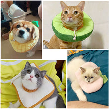 Load image into Gallery viewer, Pet Cat E-Collar Recovery Cone Protection Elizabeth Collar Adjustable Cotton Blends Collar Printed Elizabeth Circle for Cat