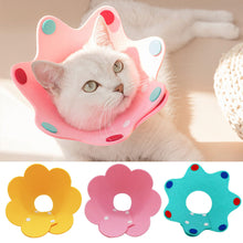 Load image into Gallery viewer, Pet Cat E-Collar Recovery Cone Protection Elizabeth Collar Adjustable Felt Material Collar Printed Elizabeth Circle for Cat