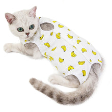 Load image into Gallery viewer, Pet Cat Weaning Cotton Clothes Sterilization Jumpsuit Anti-licking Surgery Recovery Care Suit for Cat Puppy Kitten