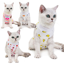 Load image into Gallery viewer, Pet Cat Weaning Cotton Clothes Sterilization Jumpsuit Anti-licking Surgery Recovery Care Suit for Cat Puppy Kitten