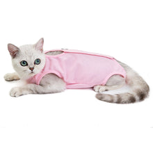 Load image into Gallery viewer, Pet Cat Weaning Cotton Clothes Sterilization Jumpsuit Anti-licking Surgery Recovery Care Suit for Cat Puppy Kitten