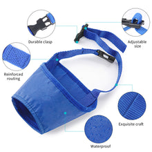 Load image into Gallery viewer, Anti Barking Dog Muzzle For Small Large Dogs Adjustable Mesh Breathable Pet Mouth Muzzles Nylon Straps Dog Accessories