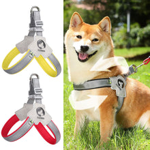 Load image into Gallery viewer, Pet Dog Clothes Soft Breathable Leash Set for Small Medium Dogs Chihuahua Puppy Collar Cat Pet Dog Chest Strap Leash