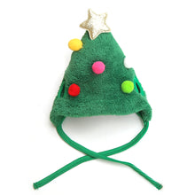 Load image into Gallery viewer, Christmas Pet Cat Dog Hat Santa Antler Puppy Xmas Holiday Costume Caps Bibs Christmas Pet Winter Clothing Party Photo Props