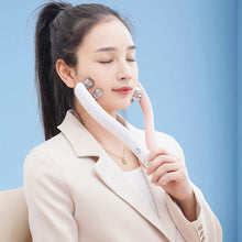 Load image into Gallery viewer, EMS Micro Current Roller Face Slimming Device for Household V-face Beauty Firming Lifting Facial Massage Equipment