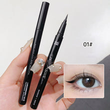 Load image into Gallery viewer, Waterproof Eyeliner Liquid Pen Not Easy To Smudge Sponge Head Cool Black Eyeliner Pen Makeup Cosmetics