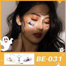 Load image into Gallery viewer, Waterproof Halloween Tattoo Stickers Simulation Spider Blood Facial Makeup Halloween Fashion Facial Tattoo Stickers