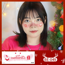 Load image into Gallery viewer, Waterproof Children's Face Stickers Xmas Temporary Christmas Party Face Tattoo Stickers Temporary Tattoo Stickers