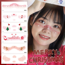 Load image into Gallery viewer, Waterproof Children's Face Stickers Xmas Temporary Christmas Party Face Tattoo Stickers Temporary Tattoo Stickers