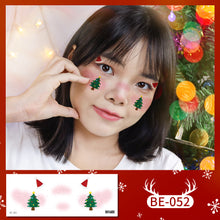 Load image into Gallery viewer, Waterproof Children's Face Stickers Xmas Temporary Christmas Party Face Tattoo Stickers Temporary Tattoo Stickers