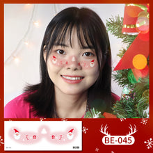 Load image into Gallery viewer, Waterproof Children's Face Stickers Xmas Temporary Christmas Party Face Tattoo Stickers Temporary Tattoo Stickers