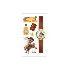 Load image into Gallery viewer, Waterproof Children's Party Tattoo Sticker Cute Cartoon Cowboy Tattoo Sticker Fashion Kids Face Tattoo Stickers