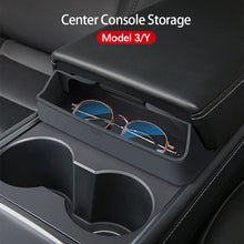 Load image into Gallery viewer, Car Center Armrest Hidden Storage Box Center Console Storage Organizer Interior Accessories For Tesla Model 3 Model Y
