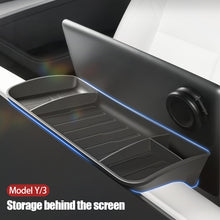 Load image into Gallery viewer, Car Convenient Organizers Box Non-slip Center Console Screen Tissue Hidden ETC Storage Box Accessories For Tesla Model 3 Model Y