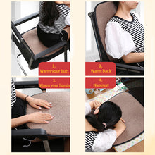 Load image into Gallery viewer, USB Car Heated Seat Cushion Winter Heating Warm Seat Cushion For Office Home Thermostat Heating Cushion 5V 12W