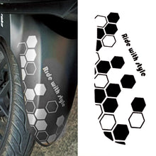 Load image into Gallery viewer, Universal Motorcycle Front Fender Body Comb Style Stickers Reflective Waterproof Decal