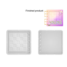 Load image into Gallery viewer, Quicksand Resin Notebook Cover Silicone Mold DIY Epoxy Paper Cover Molds Resin Casting Mold For DIY Diary Book
