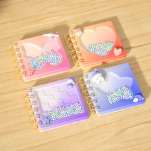 Load image into Gallery viewer, Quicksand Resin Notebook Cover Silicone Mold DIY Epoxy Paper Cover Molds Resin Casting Mold For DIY Diary Book