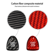 Load image into Gallery viewer, Carbon Fiber Car Ignition Engine Start Stop Button Interior Trim Sticker Cover Decal for Mini Cooper F54 F55 F56 F57 F60 Accessories