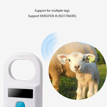 Load image into Gallery viewer, ISO11784/5 FDX-B Animal Pet ID Reader Chip Transponder USB RFID Handheld Microchip Pet Scanner For Animals