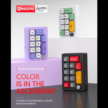 Load image into Gallery viewer, 13 Key Macro Programmable Fully Hot Swappable Mechanical Switch 7 Color RGB Light Gaming Mini Keyboard