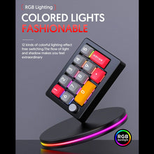 Load image into Gallery viewer, 13 Key Macro Programmable Fully Hot Swappable Mechanical Switch 7 Color RGB Light Gaming Mini Keyboard