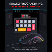 Load image into Gallery viewer, 13 Key Macro Programmable Fully Hot Swappable Mechanical Switch 7 Color RGB Light Gaming Mini Keyboard