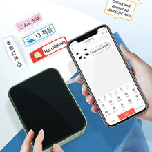 Load image into Gallery viewer, Wireless Mini Thermal Printer P15 Portable inkless printing Label Printer Self-adhesive sticker label Printer Bluetooth connect printer for Office homes Similar as Phomemo D30 Marklife P15 P12 P11 L12 DELI Q2 PRT M11