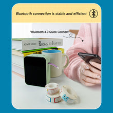 Load image into Gallery viewer, Wireless Mini Thermal Printer P15 Portable inkless printing Label Printer Self-adhesive sticker label Printer Bluetooth connect printer for Office homes Similar as Phomemo D30 Marklife P15 P12 P11 L12 DELI Q2 PRT M11