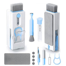 Load image into Gallery viewer, 11-in-1 Computer Cleaning Kit Bluetooth Earphone Cleaner Pen Keyborad Camera Brush Sim Card Ejector Keycap Puller Phone Holder