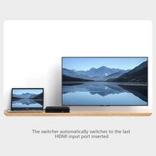 Load image into Gallery viewer, Video Switcher Three In And One Out Hdmi2.0 High Definition 4K60Hz Audio And Video Computer Tv Screen Display Converter