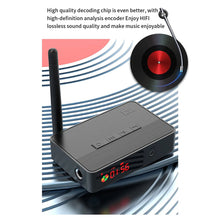 Load image into Gallery viewer, NFC Bluetooth 5.3 Transmitter Receiver 3.5mm AUX Optical Coaxial 6.5mm Mic/U Disk/TF Card HIFI Stereo Wireless Audio Adapter