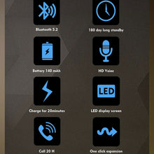 Load image into Gallery viewer, K65 Gradient Color Wireless Headphone Lavalier Business Call/Music 20H Vibration Reminder One-Click Photo Bluetooth 5.2 Headsets
