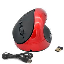 Load image into Gallery viewer, BTS-908 Hot Selling Rechargeable Vertical Mice Ergonomic Wireless Mouse 2.4G USB Receiver 1600 Adjustable DPI 6 Buttons Mouse