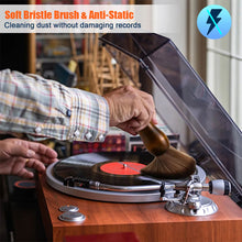 Load image into Gallery viewer, Vinyl Record Cleaner Anti-Static Dust Cleaning Record Brush for Vinyl Albums LP CD Cartridge/Keyboard/Camera Lens