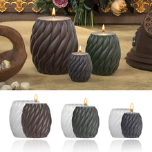 Load image into Gallery viewer, 3D Cylinder Candle Mold DIY Silicone Candle Mold Cake Resin Molds 3D Art Wax Candle Making Mould Silicone Handmade Soap Molds