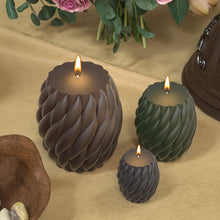 Load image into Gallery viewer, 3D Cylinder Candle Mold DIY Silicone Candle Mold Cake Resin Molds 3D Art Wax Candle Making Mould Silicone Handmade Soap Molds
