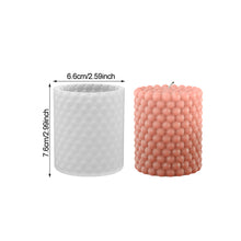 Load image into Gallery viewer, 3D Cylinder Candle Mold DIY Silicone Candle Mold Cake Resin Molds 3D Art Wax Candle Making Mould Silicone Handmade Soap Molds
