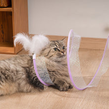 Load image into Gallery viewer, Folded Cat Spiral Tunnel Cat STunnel Spring Toy S Type Cat Tunnel Tube Pet Collapsible Interactive Toy for Rabbit Kitten
