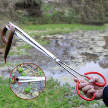Load image into Gallery viewer, Stainless Steel Non-Slip Eel Pliers With Serrated Lengthened Thickened Snake Crab Fish Garbage Clamp