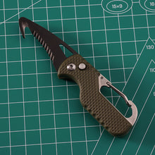Load image into Gallery viewer, Multifunctional Express Package Cutter Letter Opener Key Chain Outdoor Portable Serrated Emergency Survival Tool