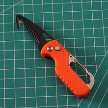 Load image into Gallery viewer, Multifunctional Express Package Cutter Letter Opener Key Chain Outdoor Portable Serrated Emergency Survival Tool
