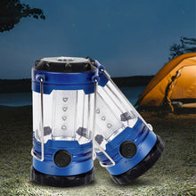 Load image into Gallery viewer, 12LED Outdoor Camping Hand Light Portable Dry Battery 3 Adjustment Atmosphere Camping Light With Compass Super Bright Home Emergency Lamp Long Life