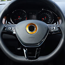 Load image into Gallery viewer, Car Interior Steering Wheel Emblem Decorative Circle Ring Styling Case For Volkswagen VW Golf 4 5 Polo Jetta Mk6 Accessories Covers