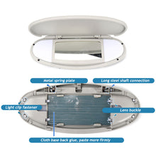 Load image into Gallery viewer, Car Interior Sun Visor Sunshade Panel Housing Vanity Mirror Cover Black For MINI Cooper S One D JCW R55 R56 R57 R59 R60 Accessories
