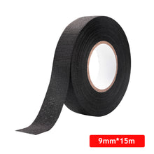Load image into Gallery viewer, 15M Electrical Car Harness Wiring Loom Tape Heat-resistant Adhesive Cloth PET Non-woven Tape For Cable Width 9/15/19/25/32MM