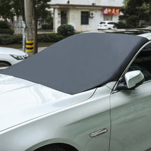Load image into Gallery viewer, Car Front Rear Windshield Sunshade Snap Cover Sunshade Snowproof Automobile Sunshade Cover for Cars Minivans and SUVs Waterproof
